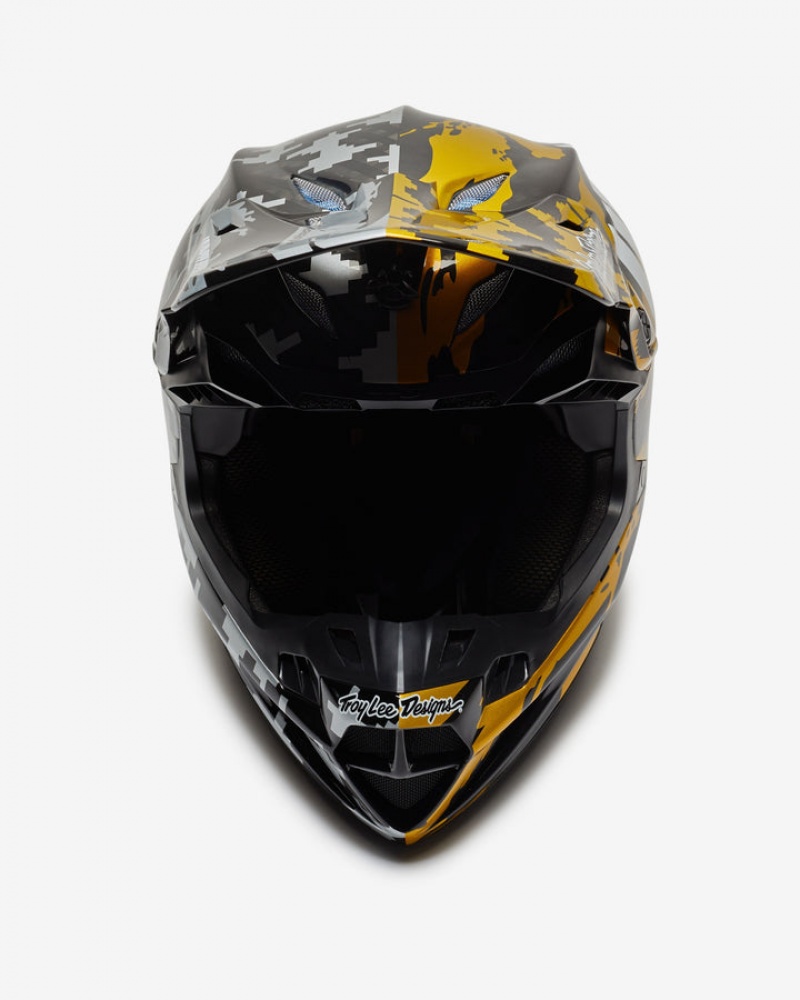 Undefeated Undftd UNDEFEATED X TROY LEE DESIGNS SE5 CARBON HELMET Kopfbedeckung MULTI | HOCJT-4519