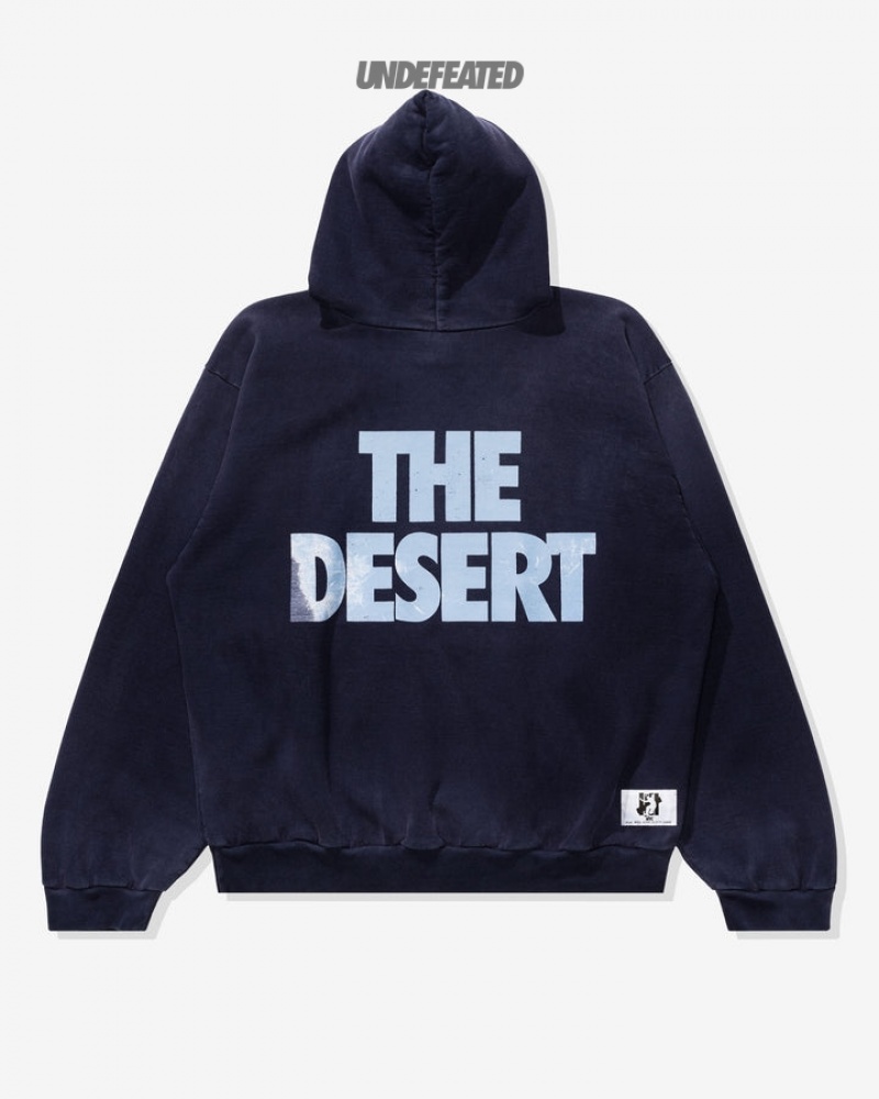 Undefeated Undftd UNDEFEATED X UNION DESERT HOODIE Fleeces Dunkellila | JPFQH-0632