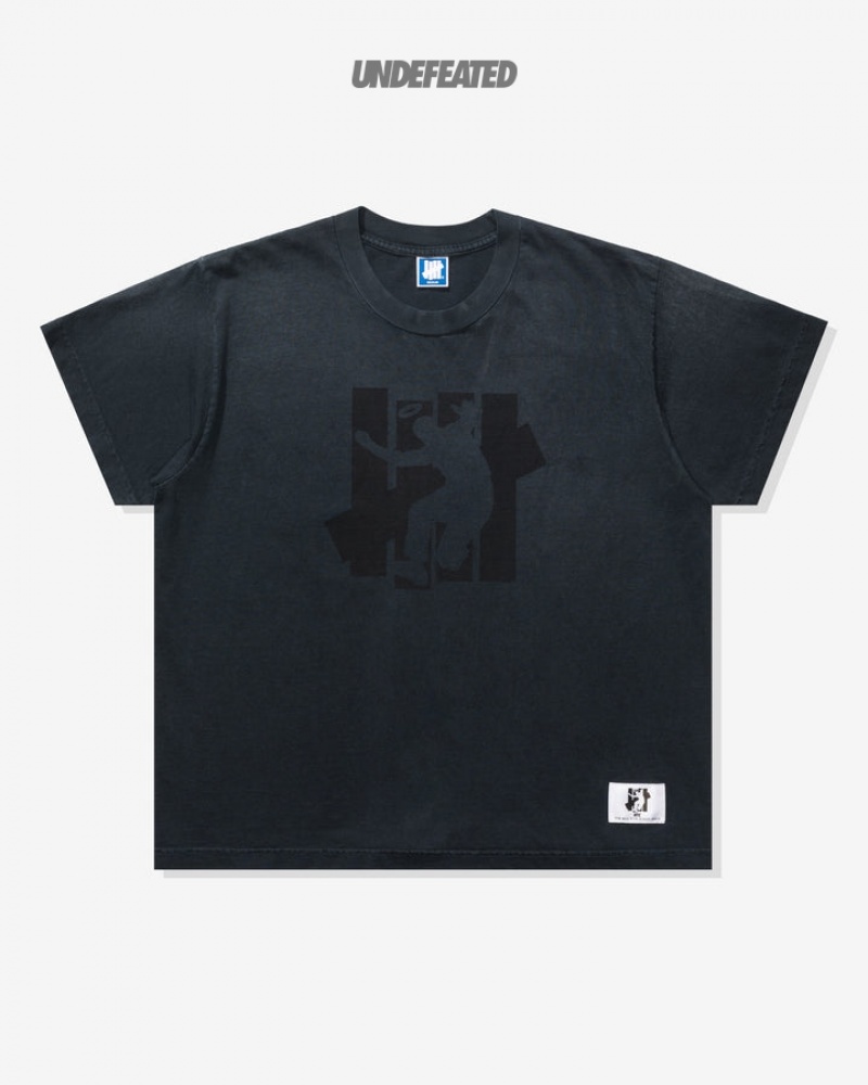 Undefeated Undftd UNDEFEATED X UNION S/S TEE - BLACK Tees Schwarz | NSBHT-4678