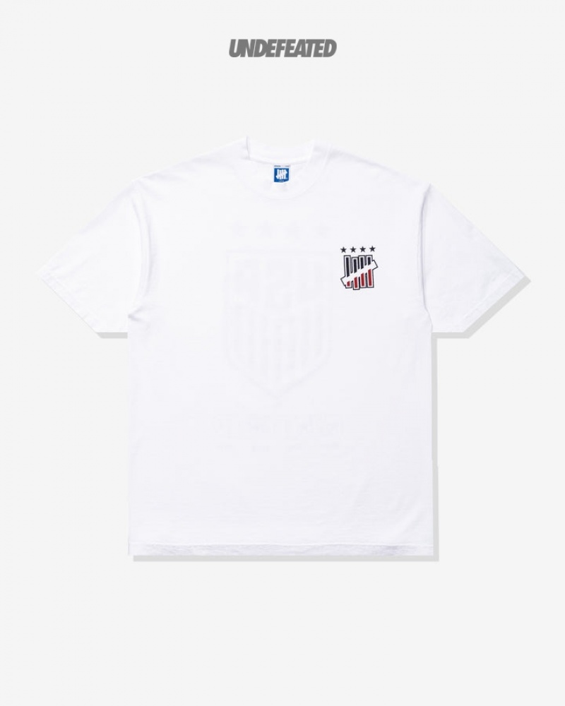 Undefeated Undftd UNDEFEATED X USWNT S/S TEE Tees Weiß | ECMAK-7483