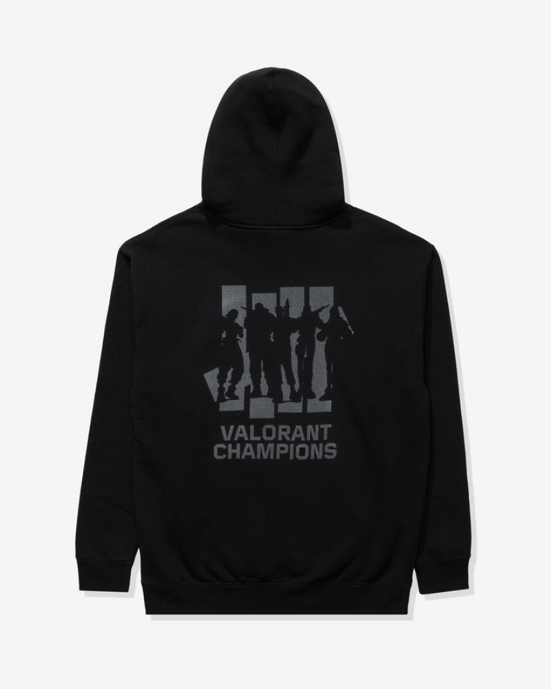 Undefeated Undftd UNDEFEATED X VALORANT HOODIE Fleeces Schwarz | FECYB-6582