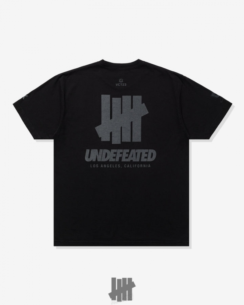 Undefeated Undftd UNDEFEATED X VALORANT S/S TEE Tees Schwarz | PENXO-9821