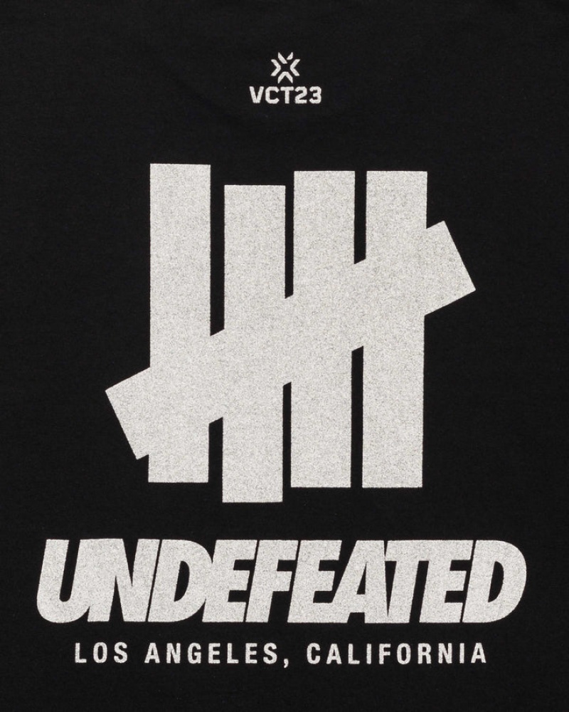 Undefeated Undftd UNDEFEATED X VALORANT S/S TEE Tees Schwarz | PENXO-9821